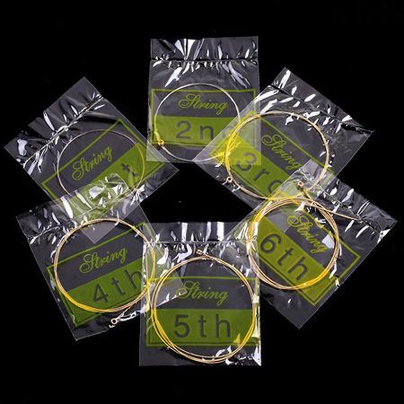 『送料無料』guitar strings  Fender I61に適用して6pcs 150XL/.012iアコースティックギターの弦