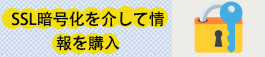 SSL暗号化を介して情報を購入