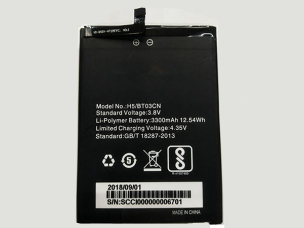 HOMTOM H5/BT03CN電池/バッテリー