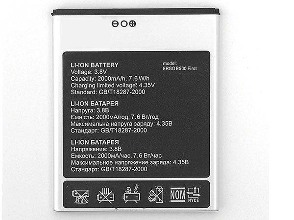 ERGO B500電池/バッテリー