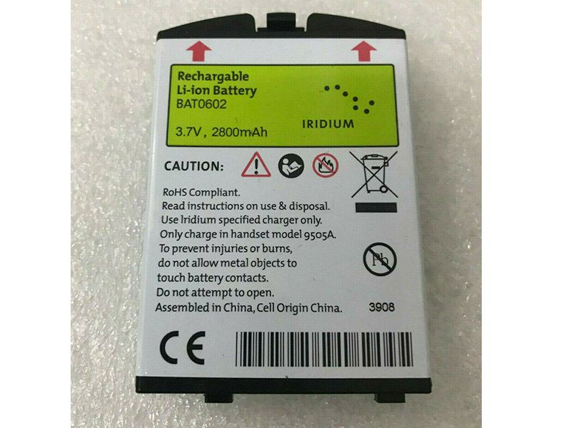 Iridium BAT0602電池/バッテリー