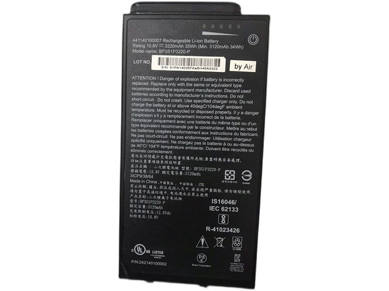 Getac BP3S1P3220-P電池/バッテリー