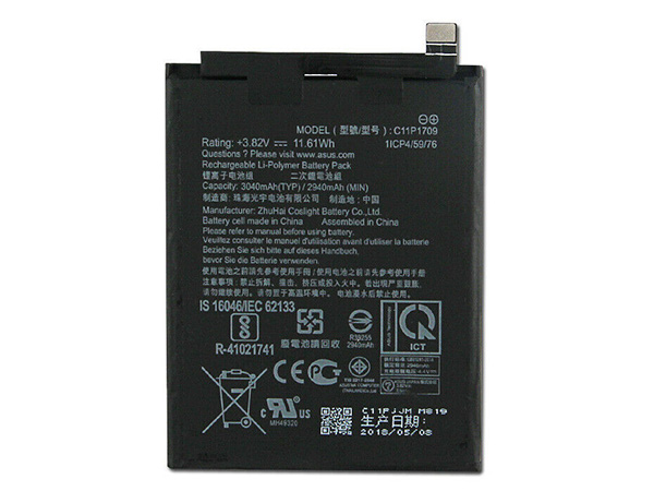 ASUS C11P1709電池/バッテリー