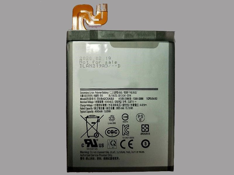 Samsung EB-BA2CXABU電池/バッテリー