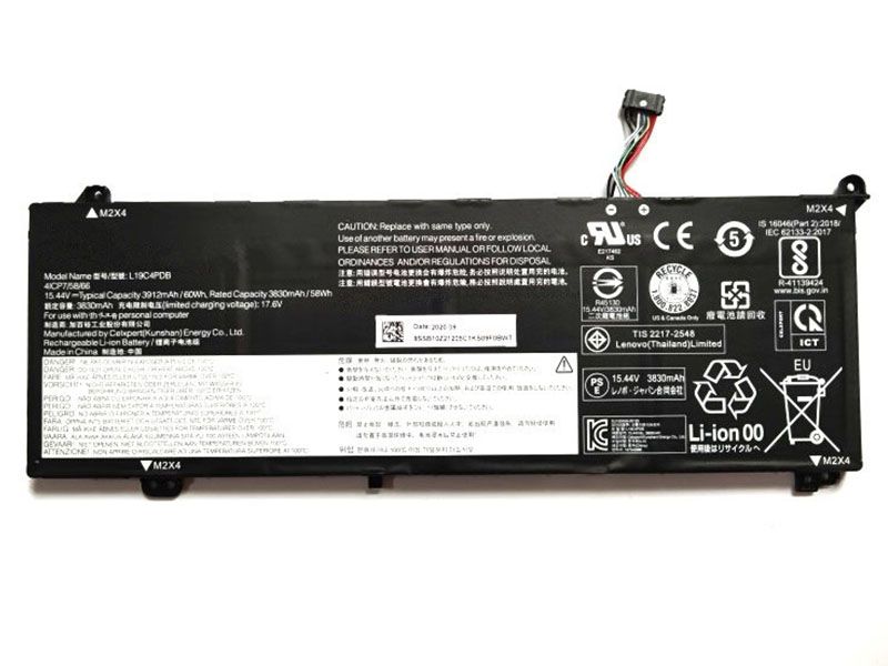 Lenovo L19C4PDB電池/バッテリー