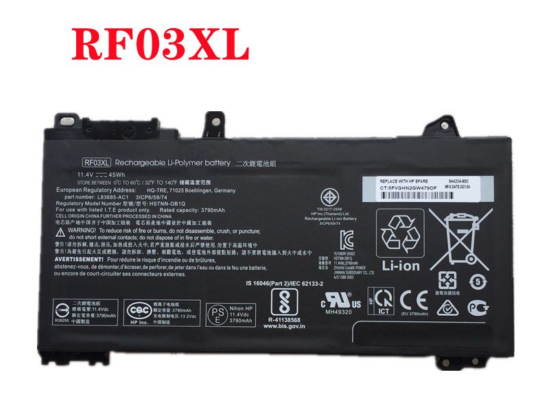 HP RF03XL電池/バッテリー