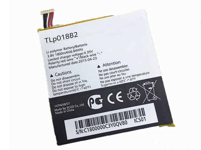 Alcatel TLP018B2電池/バッテリー