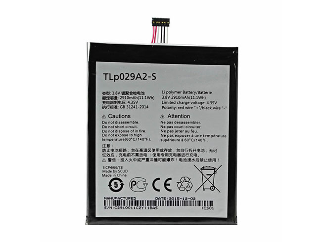 Alcatel TLP029A2-S電池/バッテリー