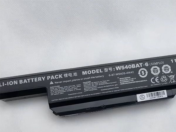 Clevo 6-87-W540S-4W42電池/バッテリー