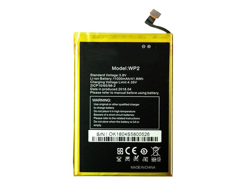 Oukitel WP2電池/バッテリー