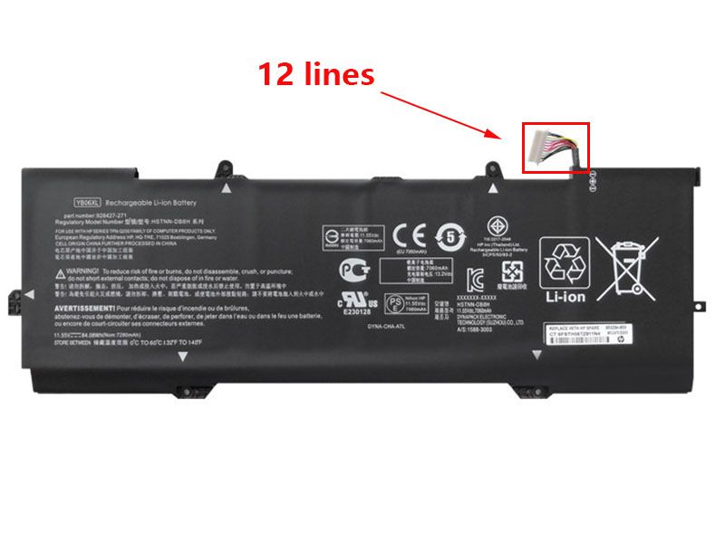 HP YB06XL電池/バッテリー
