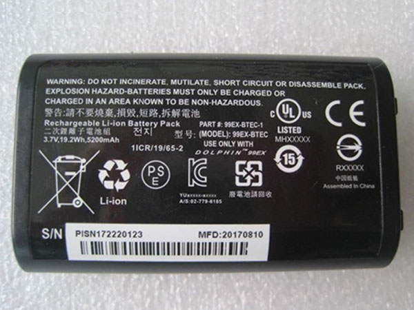 Honeywell 99EX-BTEC電池/バッテリー