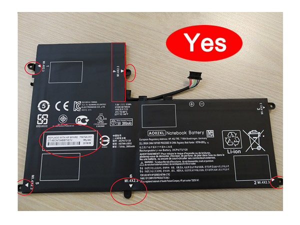 HP AO02XL電池/バッテリー