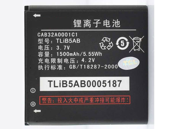 TCL TLiB5AB電池/バッテリー