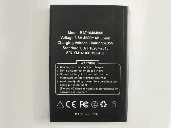 Doogee BAT16484000電池/バッテリー