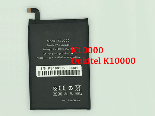 Oukitel K10000電池/バッテリー