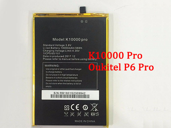 Oukitel K10000_Pro電池/バッテリー