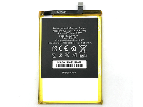 Oukitel K6000_Plus電池/バッテリー