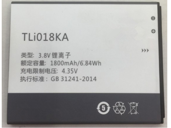 TCL TLi018KA電池/バッテリー