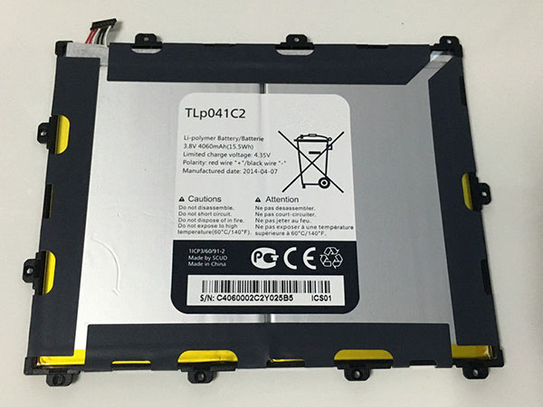 Alcatel TLp041C2電池/バッテリー